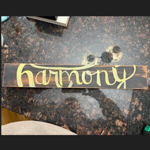 Harmony - handmade decorative plaque